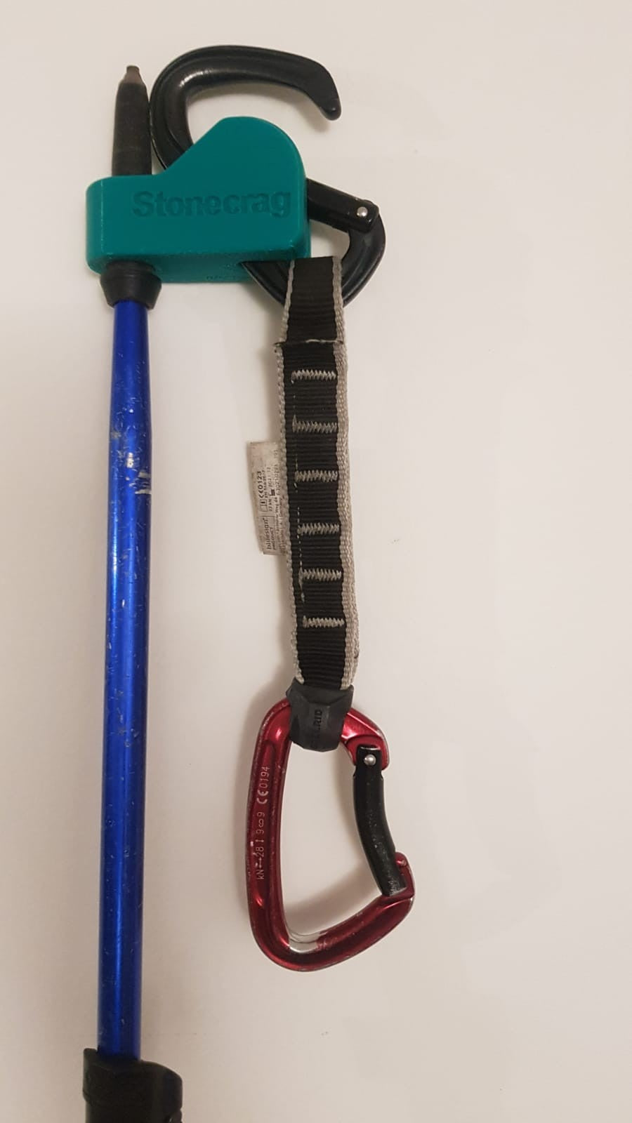Clip for Hiking Poles + Adapter
